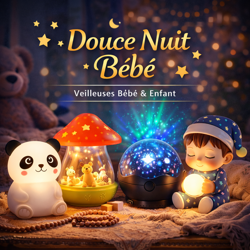 Veilleuses Enfant – Sommeil & Sérénité
