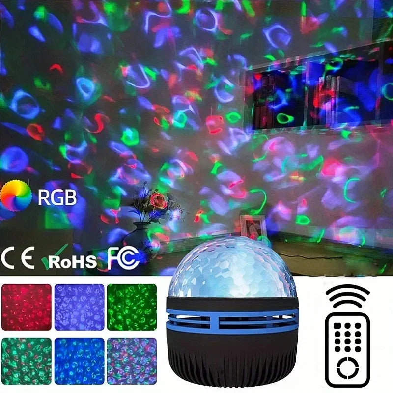 🌌 Projecteur Ciel Étoilé LED Aurora – Galaxy RGB avec Télécommande