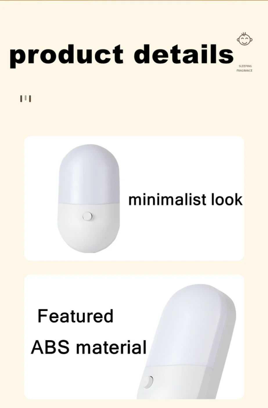 Veilleuse LED Enfant PaaMaa – Lampe de Nuit Mignonne avec Prise pour Chambre et Couloir