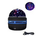 7 Modes RGB Night Lights LED Projector Light Starry Moon Projection Lamp 5V USB for Kids Present Christmas Gift Room Decorations