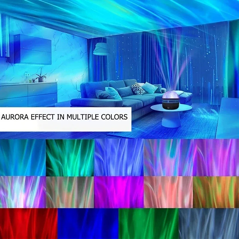 🌌 Projecteur Ciel Étoilé LED Aurora – Galaxy RGB avec Télécommande