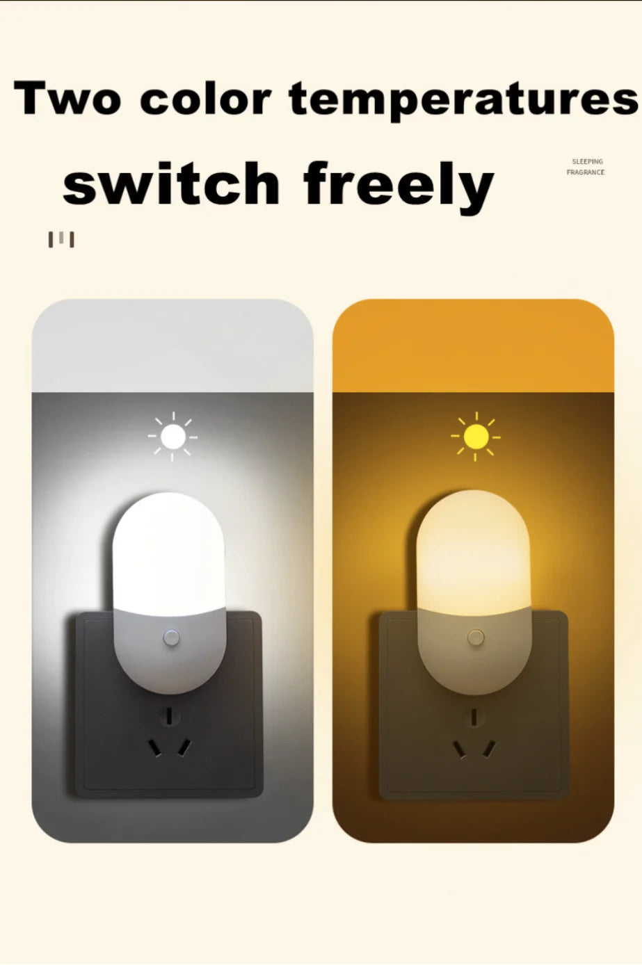 Veilleuse LED Enfant PaaMaa – Lampe de Nuit Mignonne avec Prise pour Chambre et Couloir