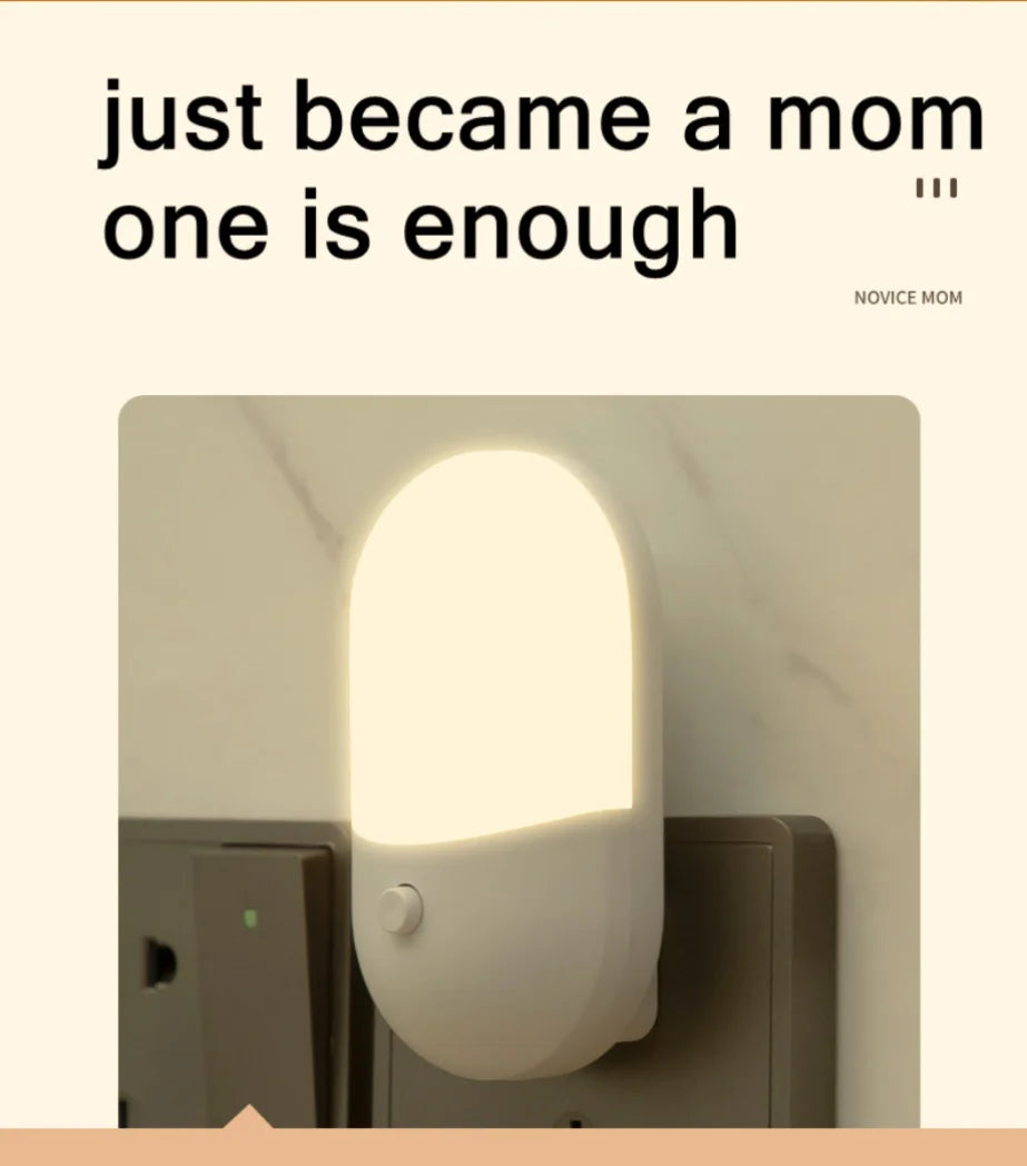 Veilleuse LED Enfant PaaMaa – Lampe de Nuit Mignonne avec Prise pour Chambre et Couloir