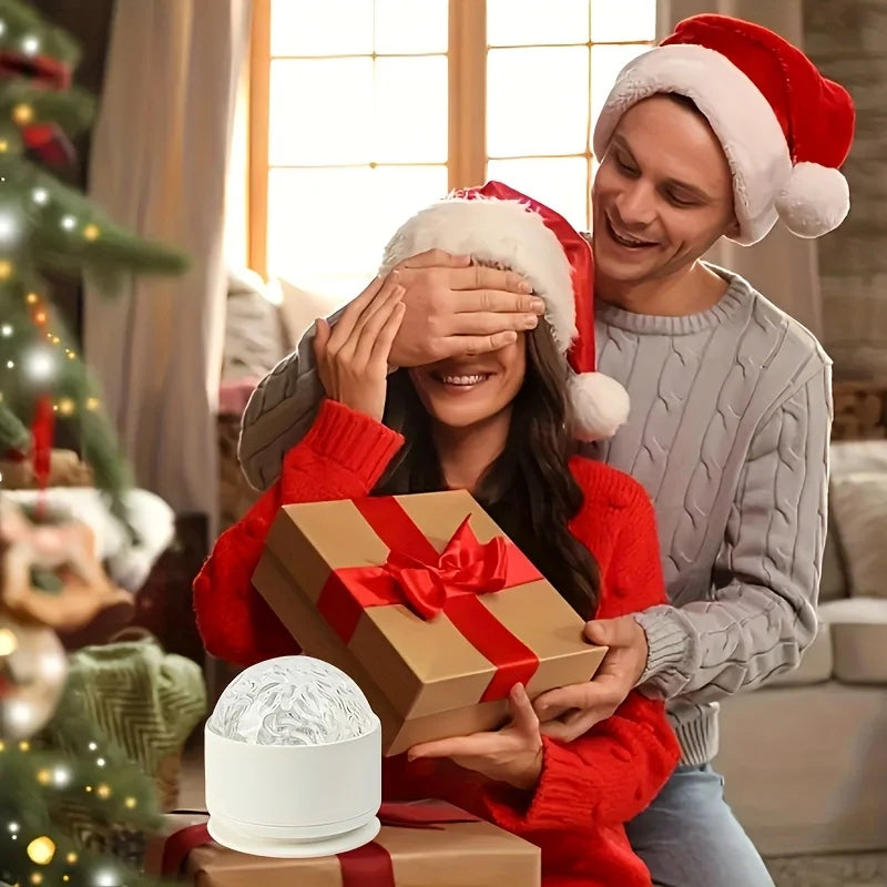 HOMEFISH Aurora Glow Projector Light Bar Midnight Halo Party Atmosphere Night Light for Christmas Halloween Gift Decoration