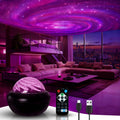Galaxy starry sky LED projector USB nightlight, bedroom, party, Christmas, wedding atmosphere decorative lights.